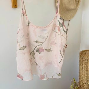 Rose bud sleek cami